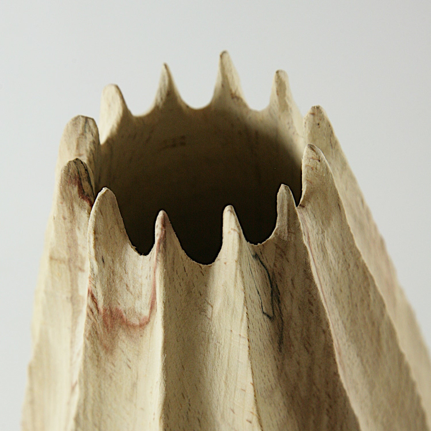 Spalted beech vase in vase #1