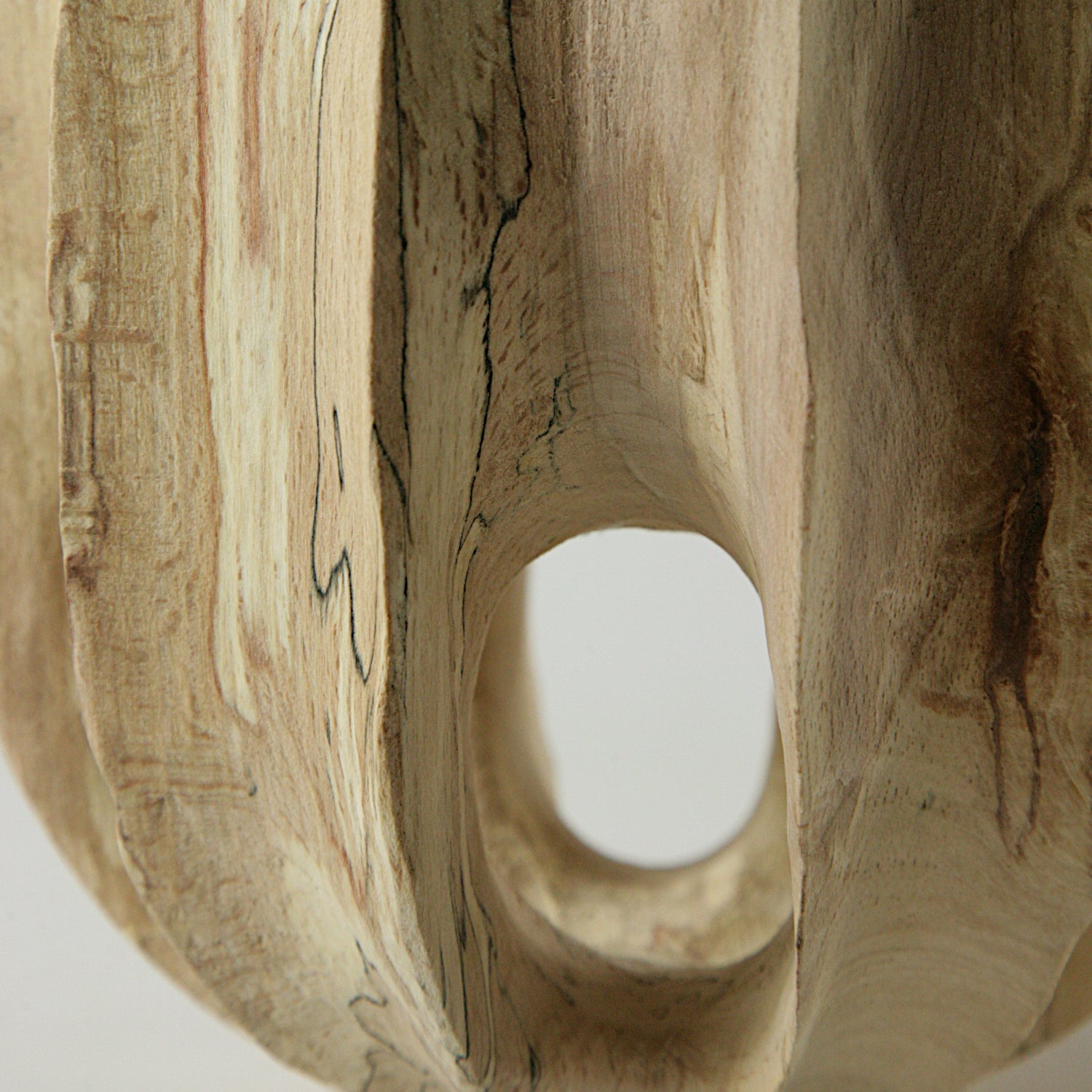 Spalted beech vase in vase #1