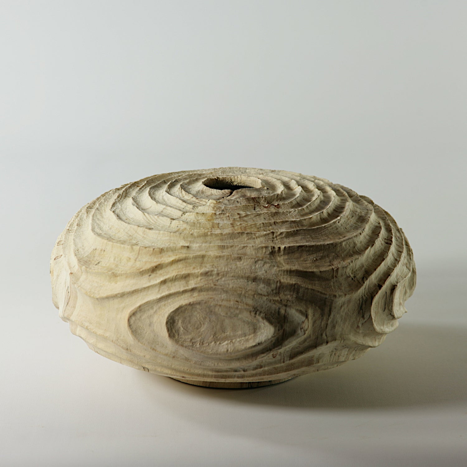 Spalted beech sculpted hollow form #2