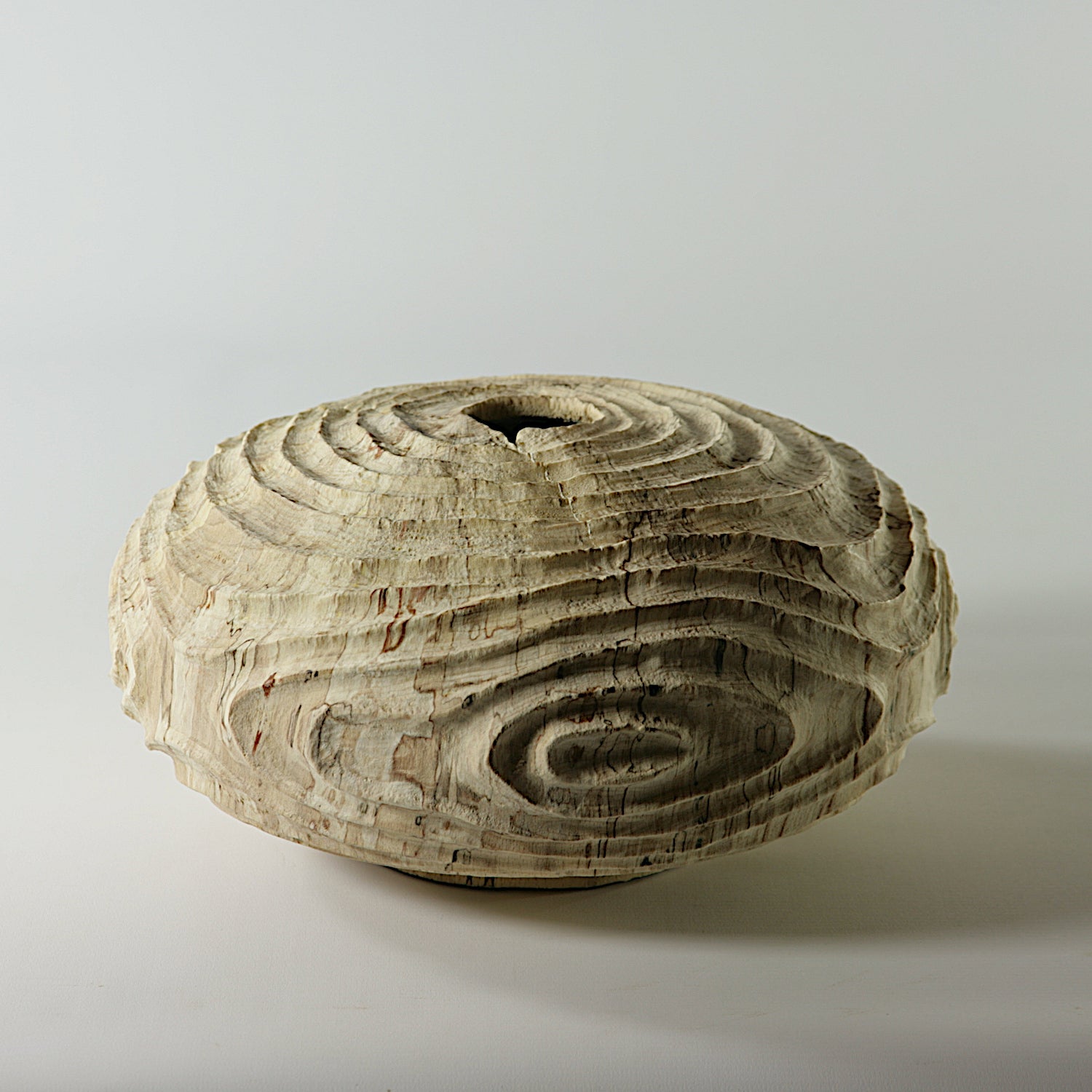 Spalted beech sculpted hollow form #2