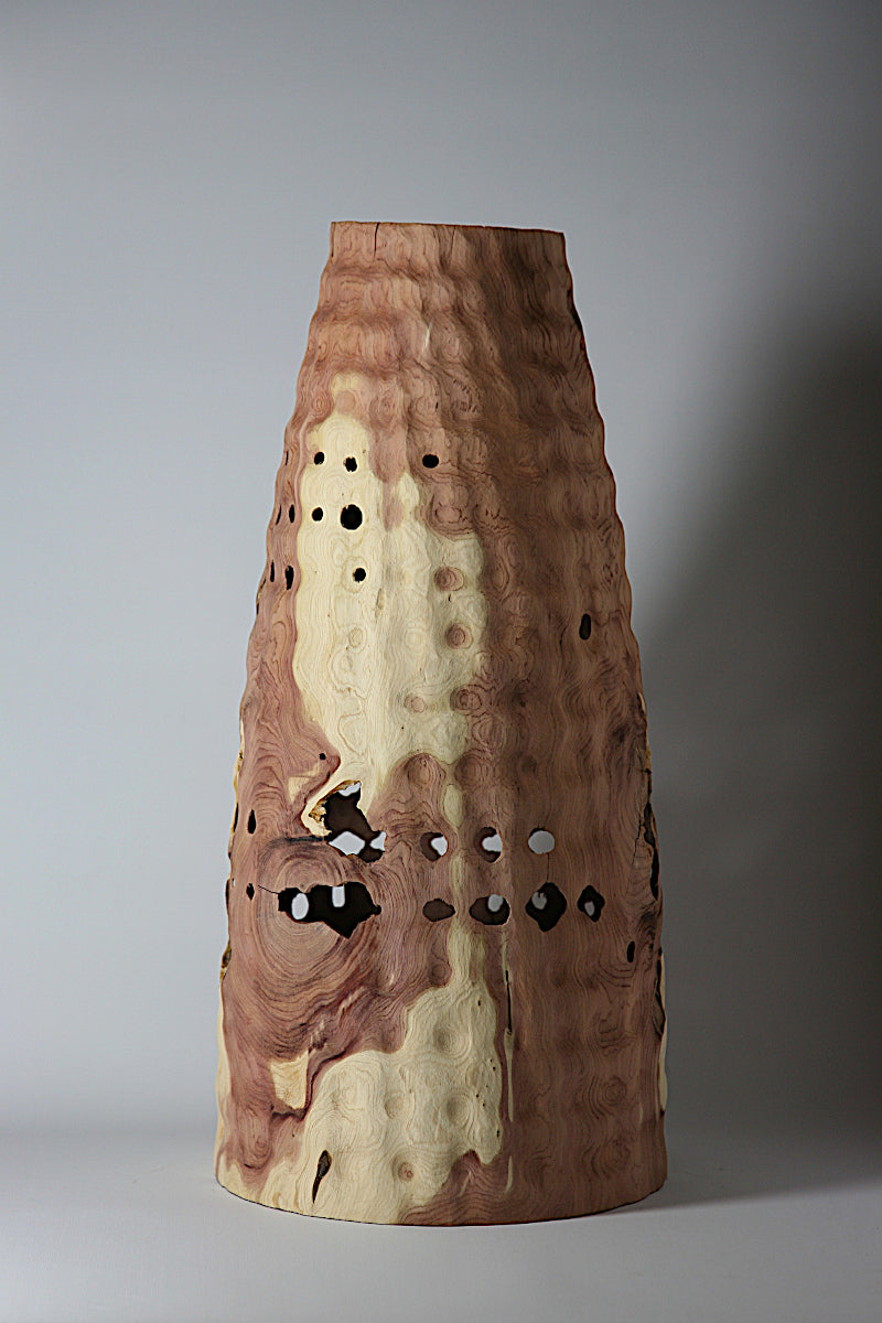 Red cedar vase