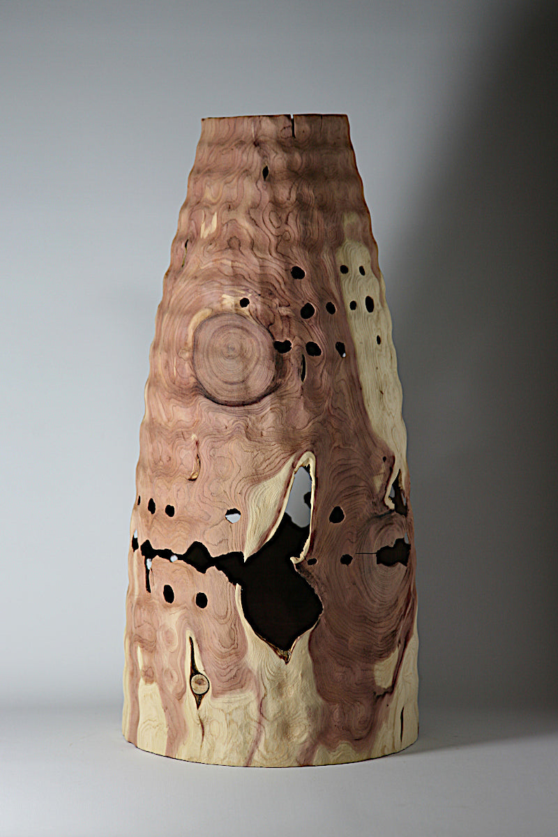 Red cedar vase