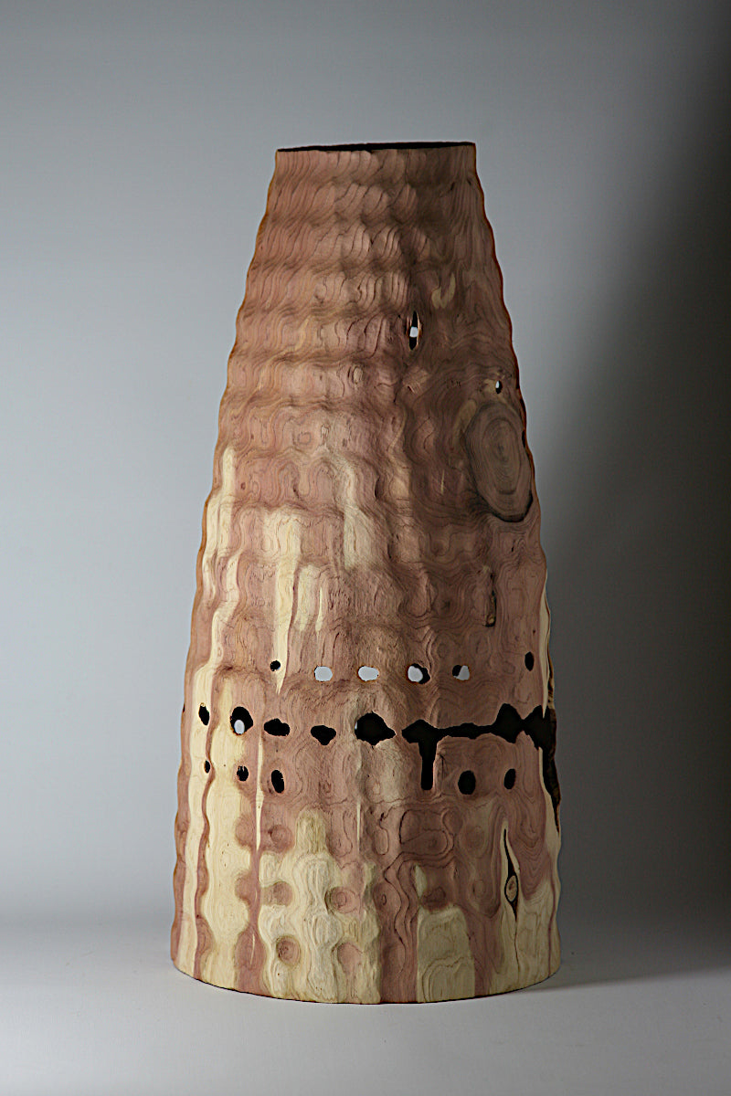Red cedar vase