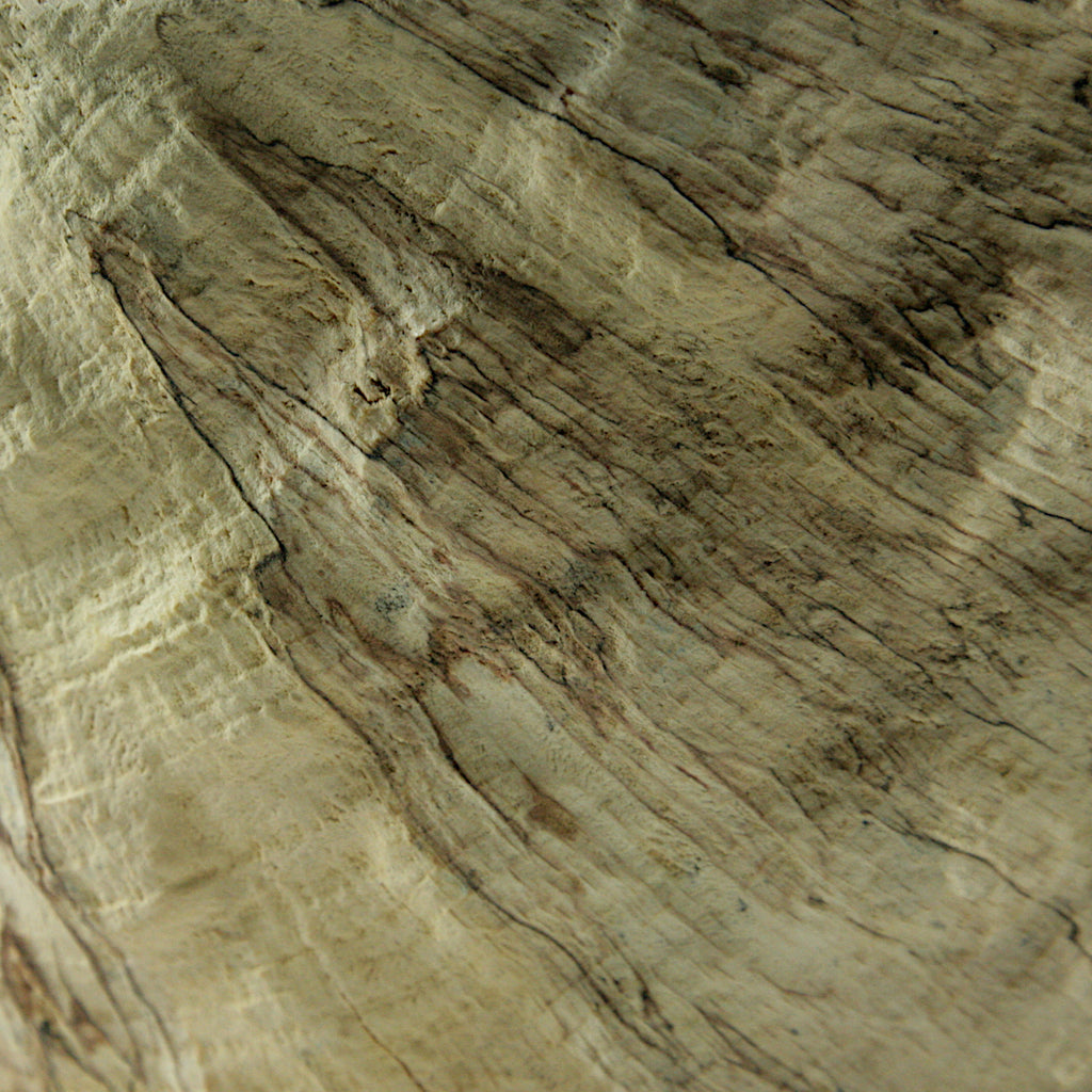 Spalted beech sculpted bowl