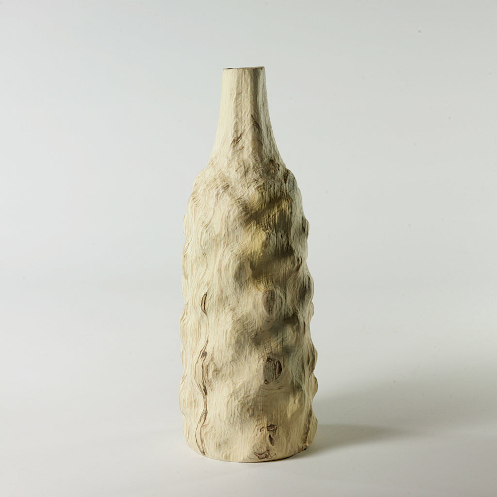 Spalted beech bottle