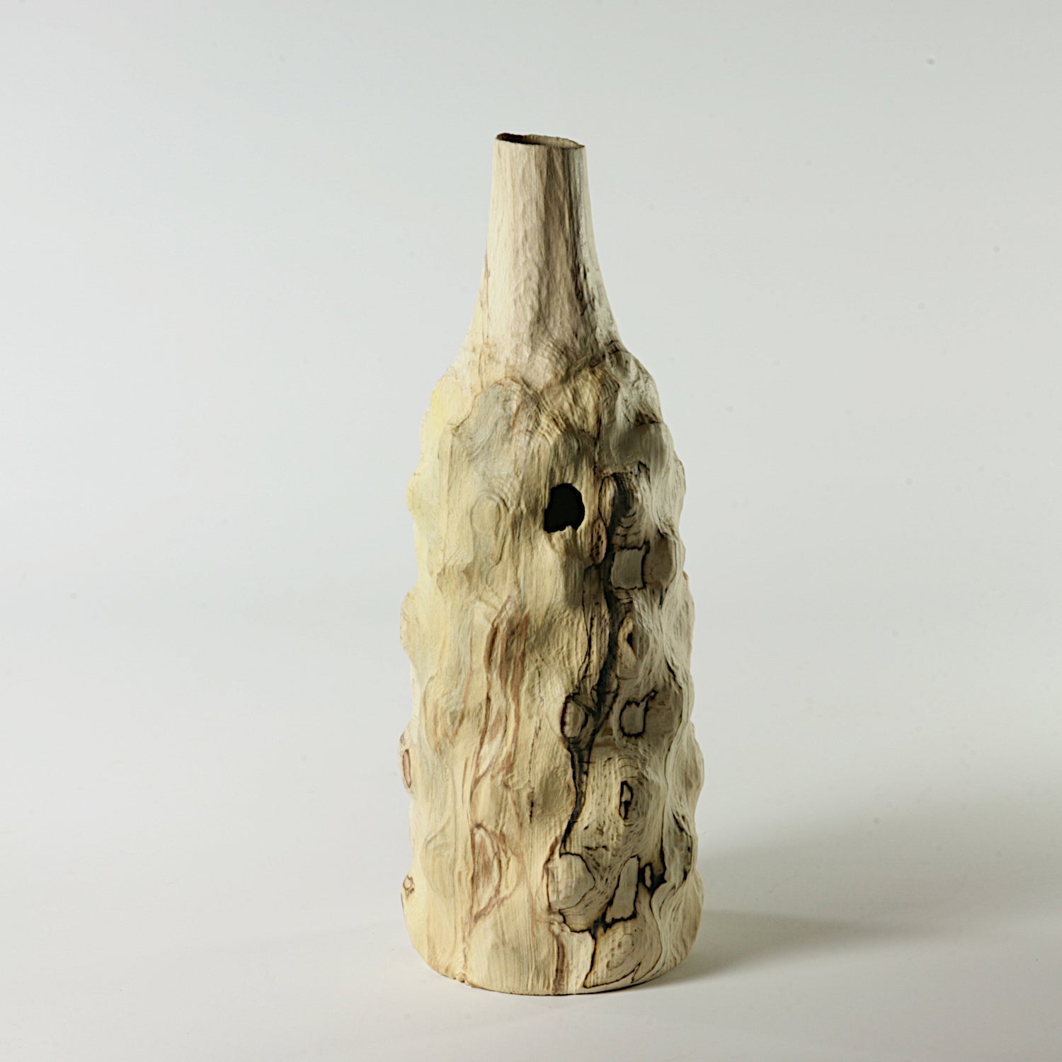 Spalted beech bottle