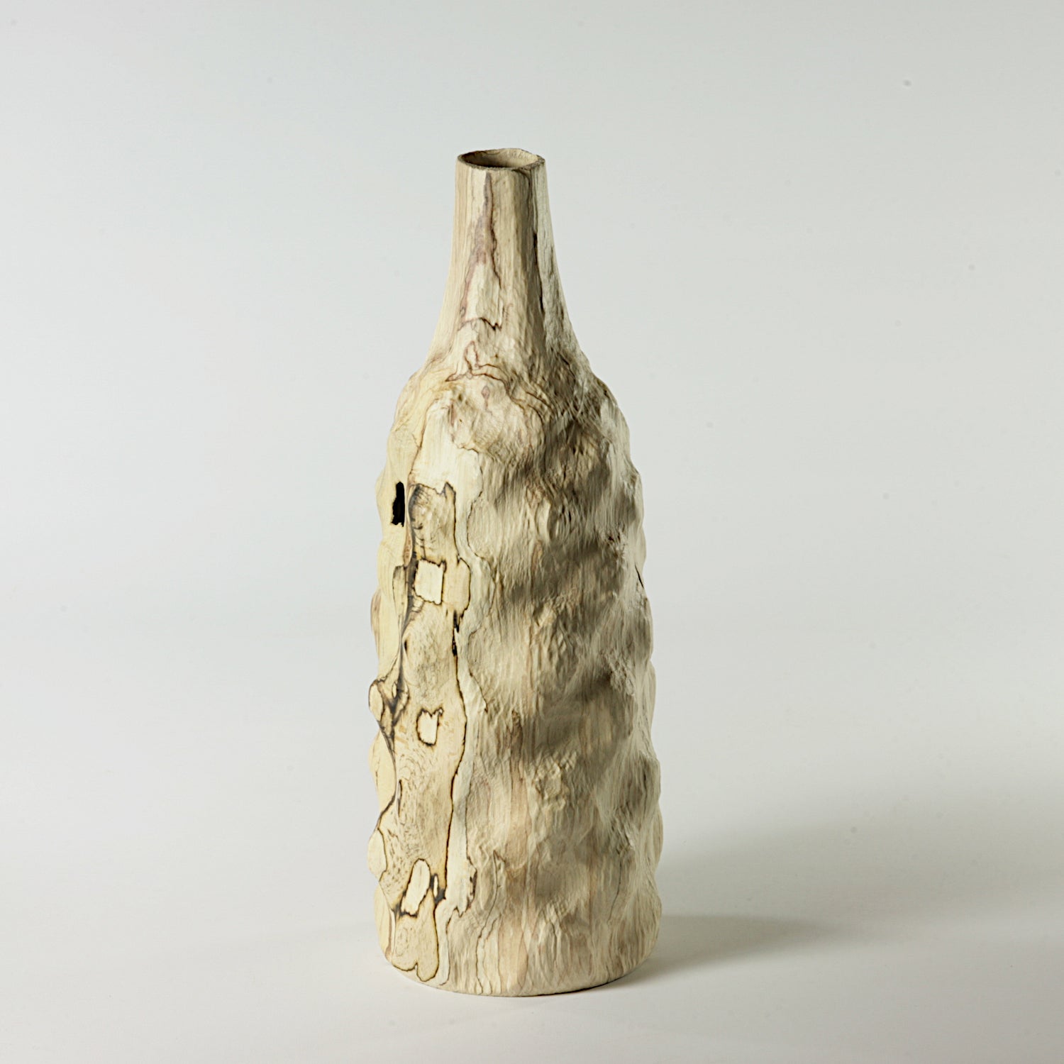 Spalted beech bottle