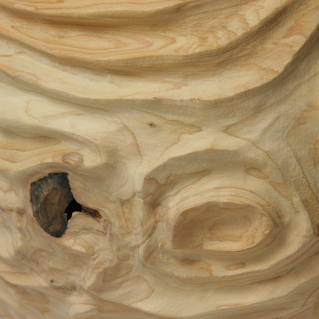 Yew hollowed sphere