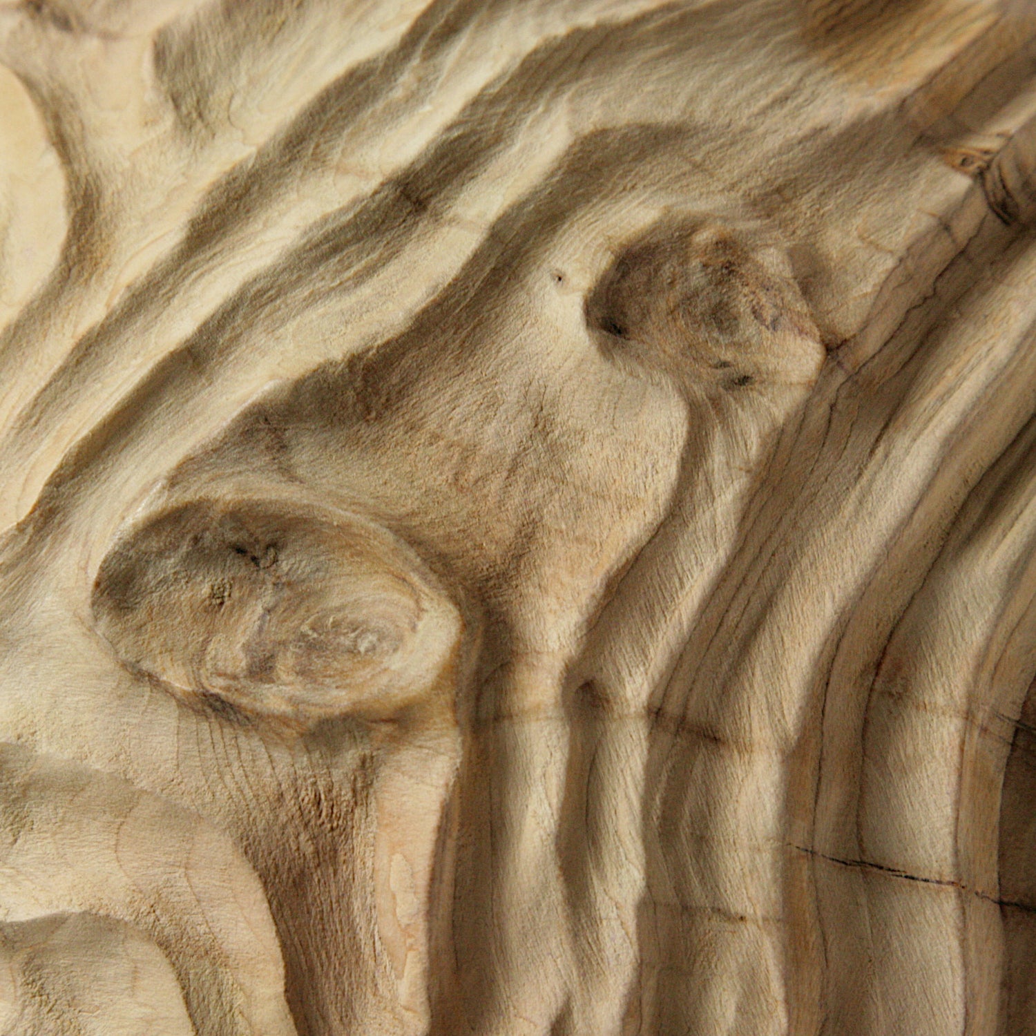 Yew hollowed sphere