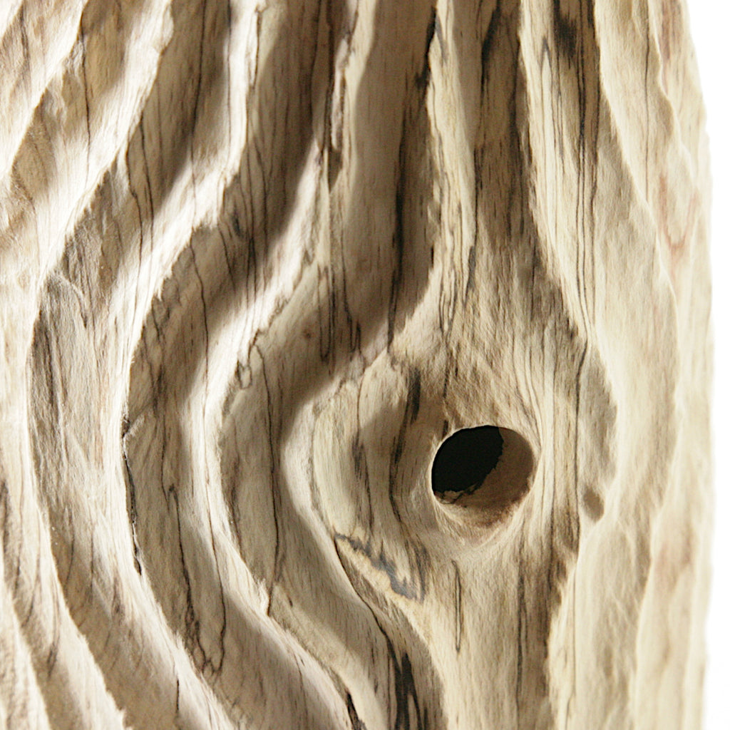 Spalted maple hollowed form
