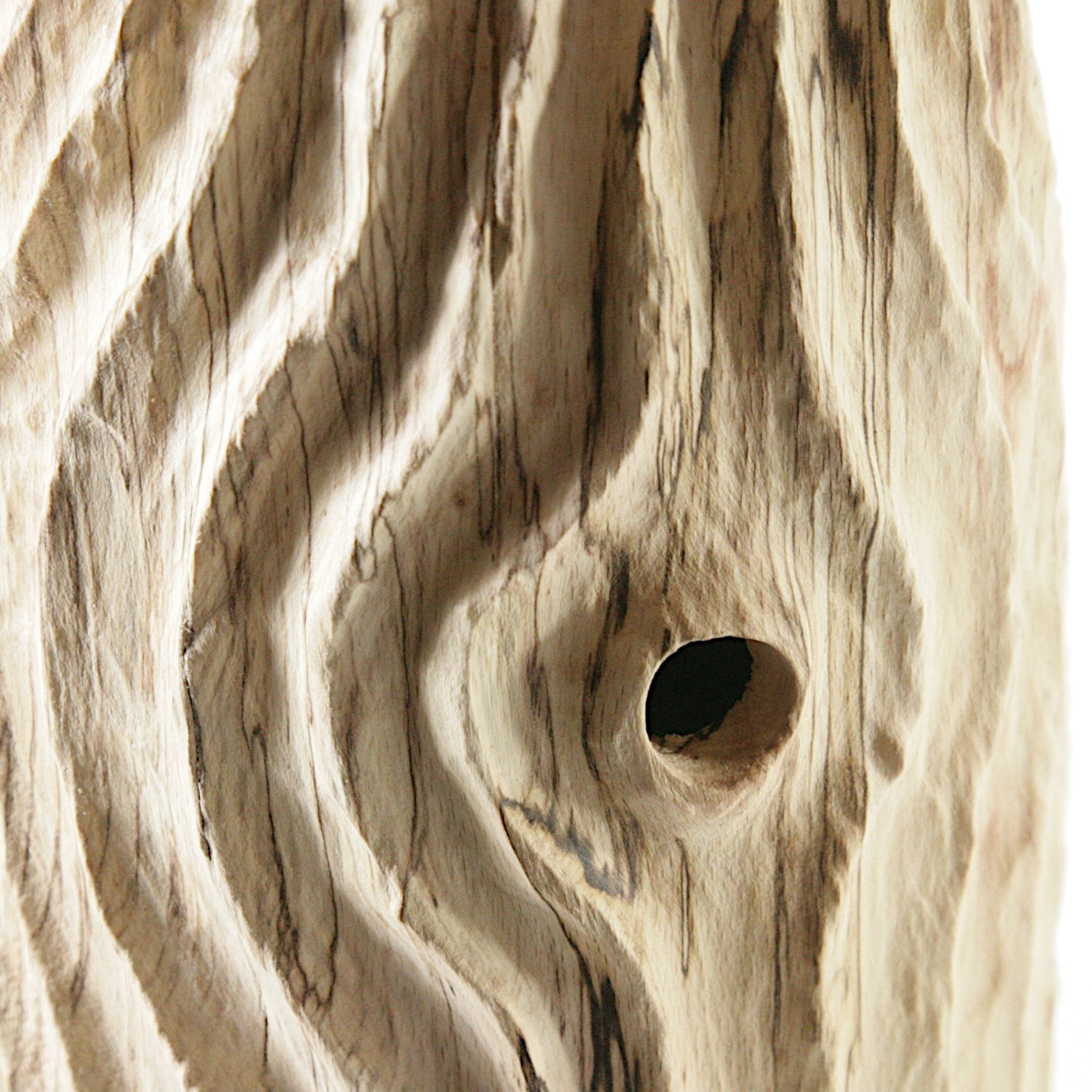 Spalted maple hollowed form