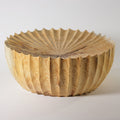 Yew sculpted bowl