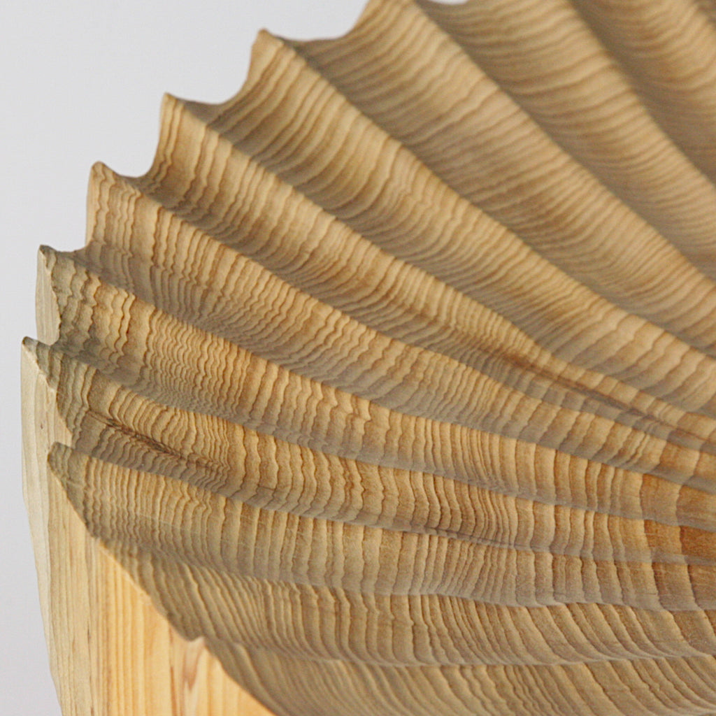 Yew sculpted bowl
