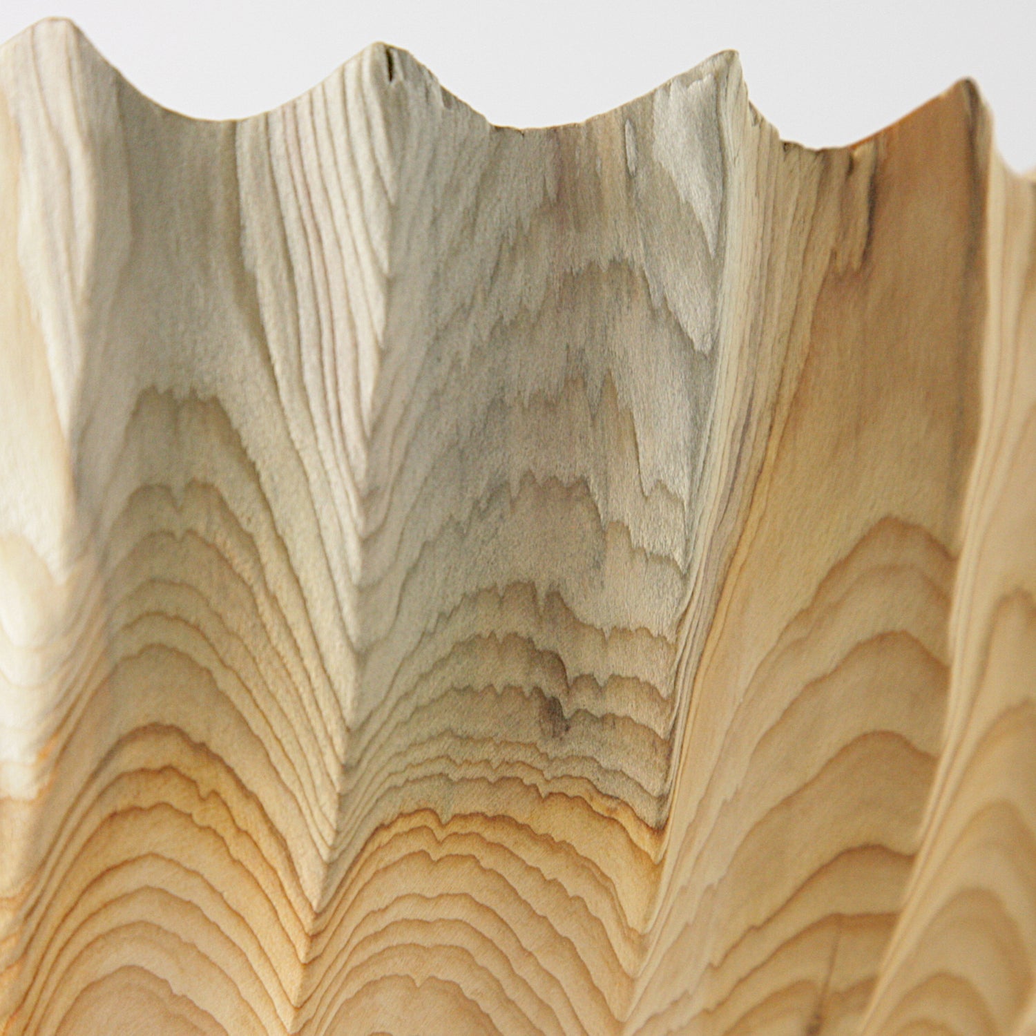 Yew sculpted bowl