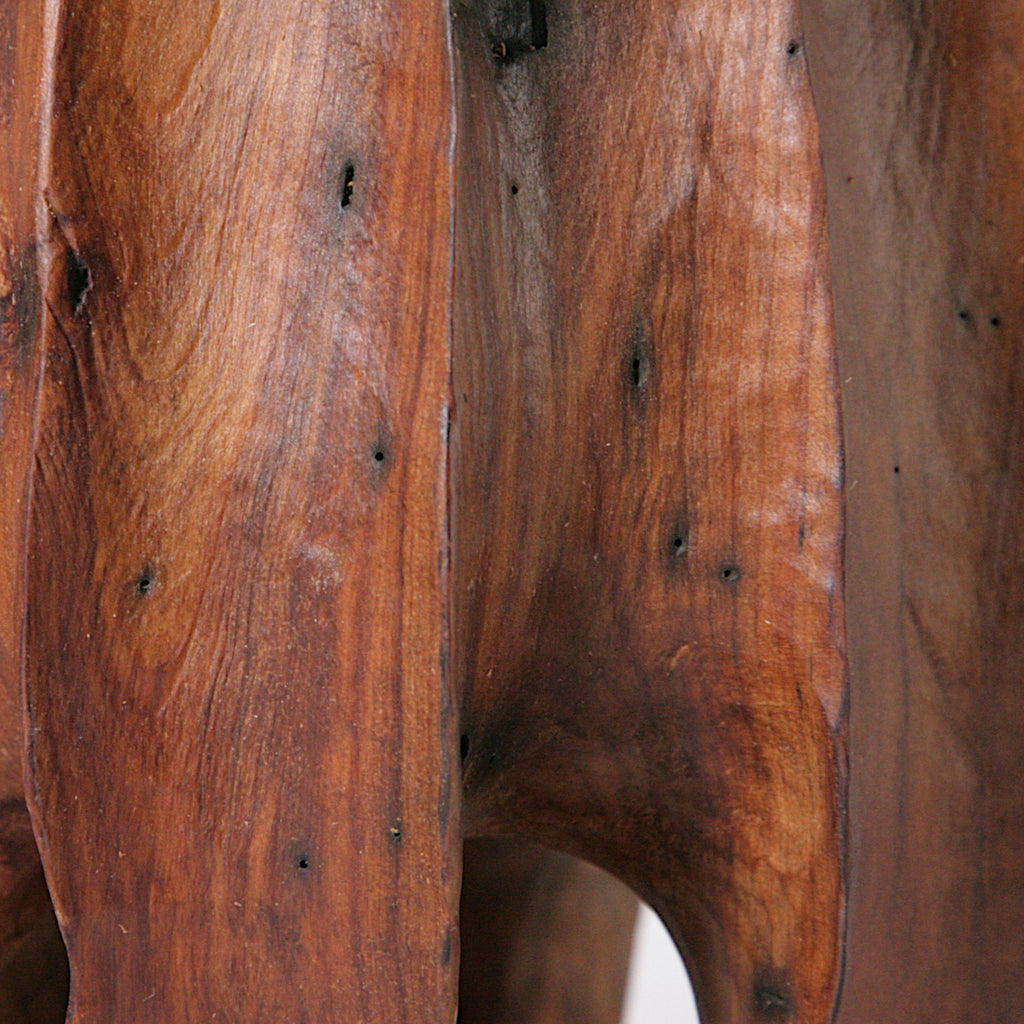 Pear wood vase in vase