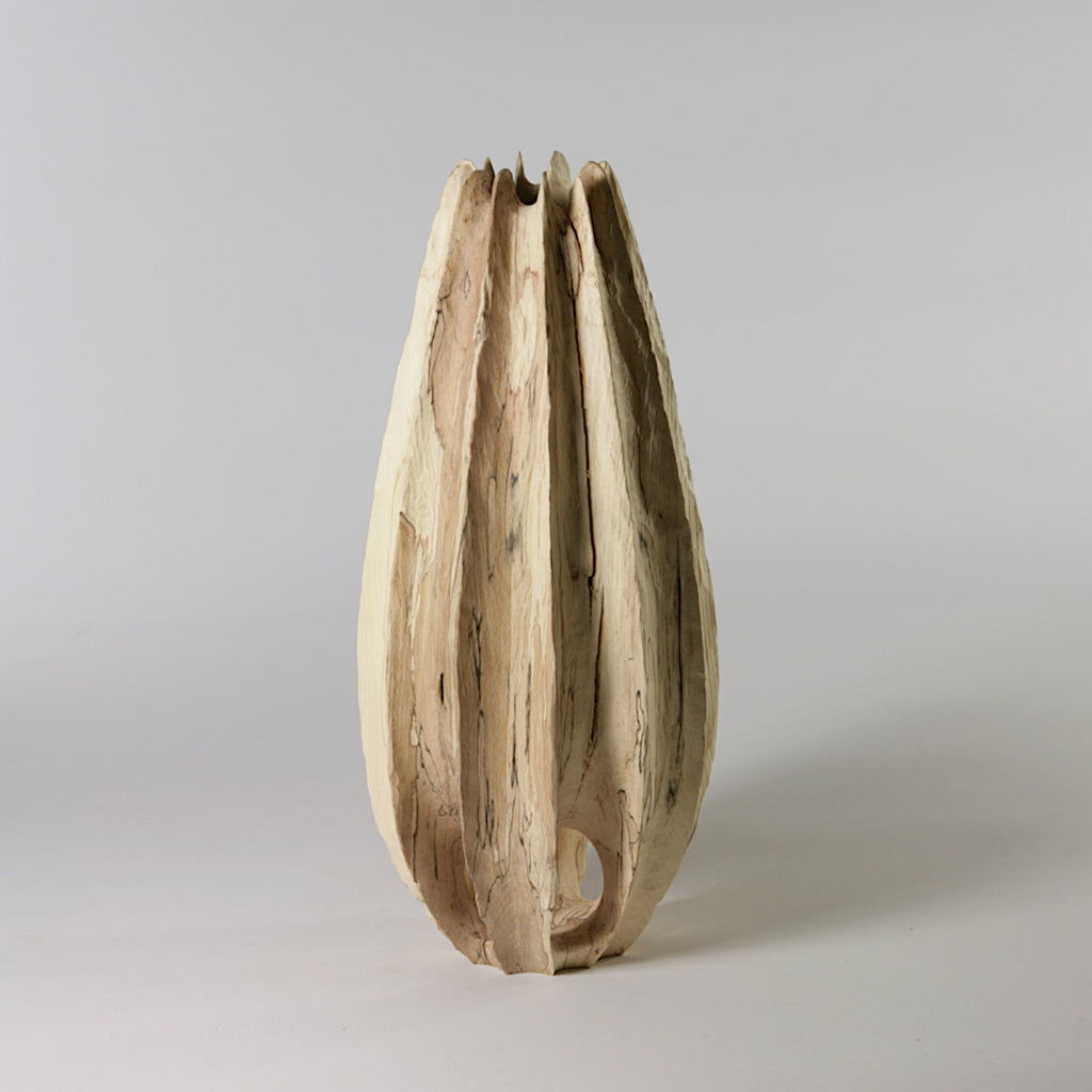 Spalted beech vase in vase #2