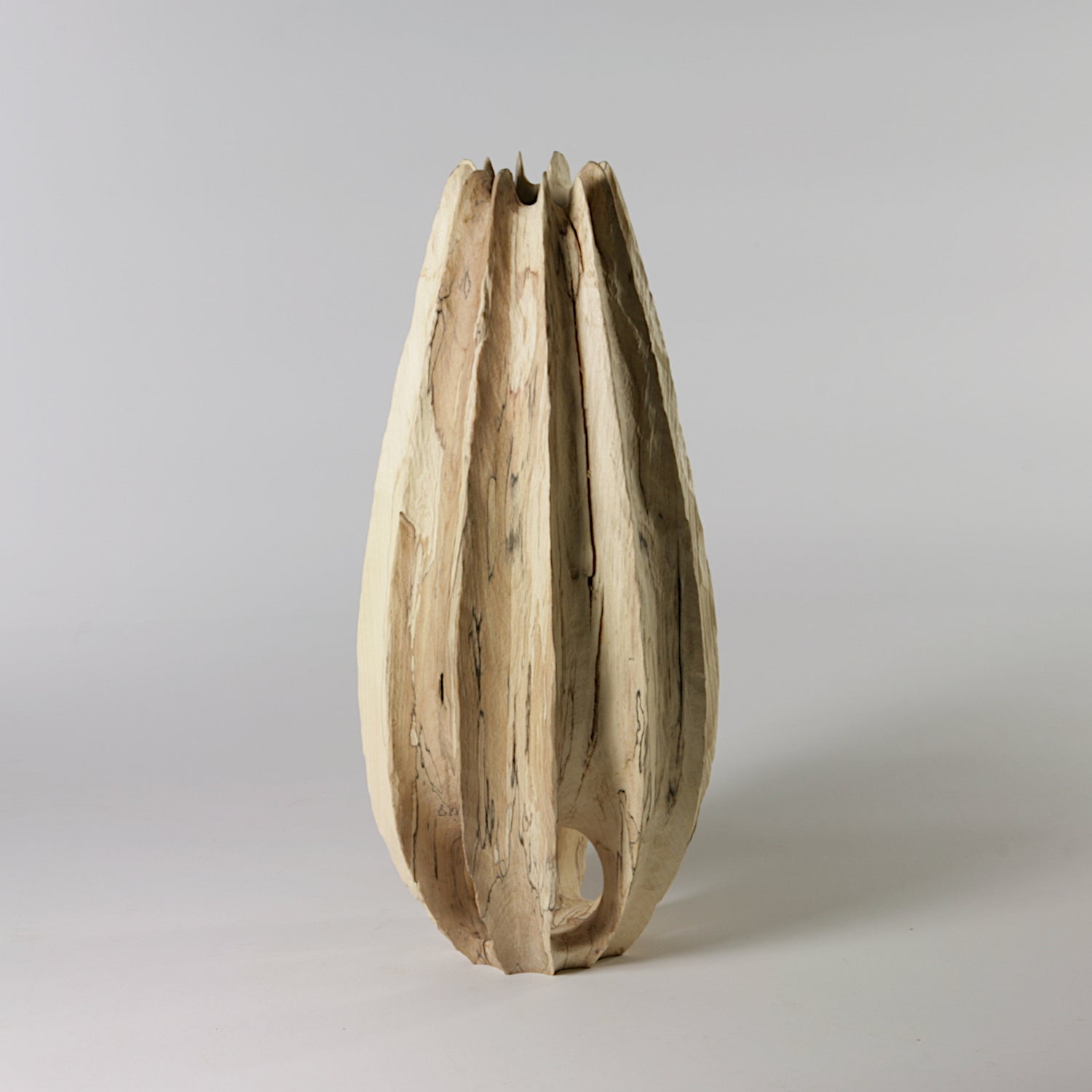 Spalted beech vase in vase #2
