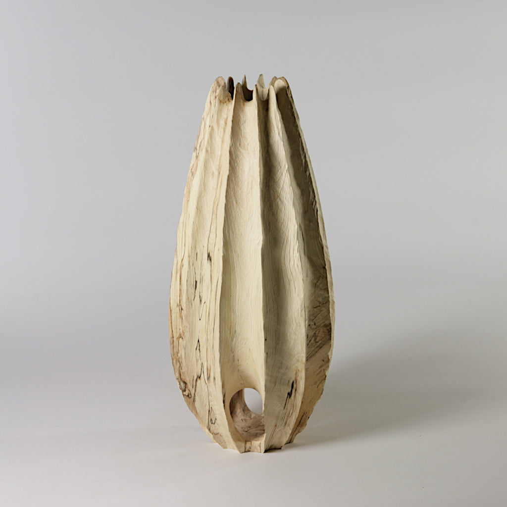 Spalted beech vase in vase #2