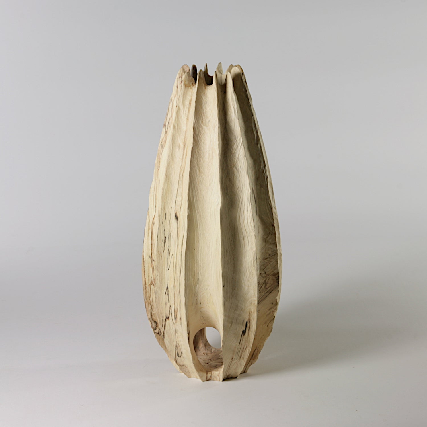 Spalted beech vase in vase #2