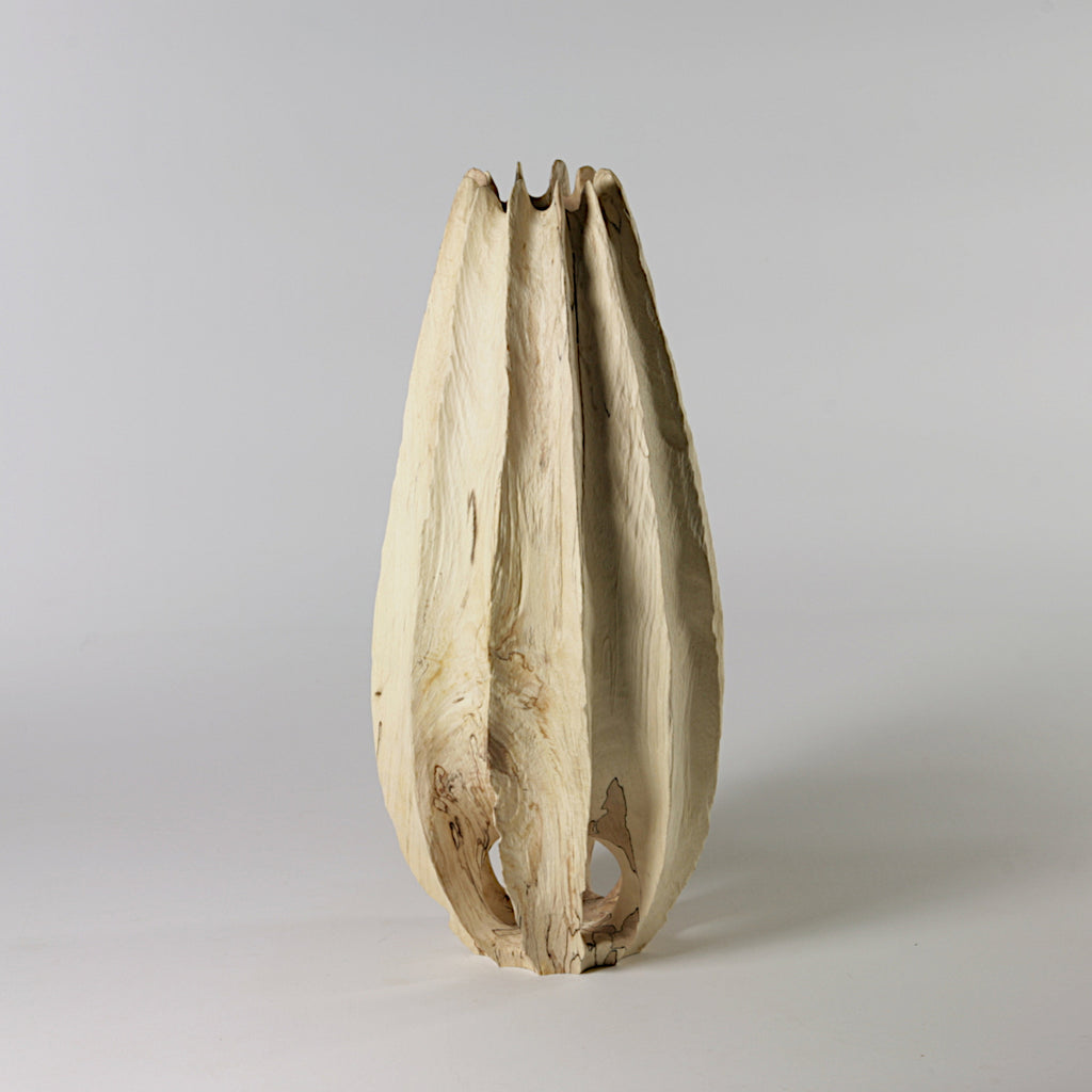 Spalted beech vase in vase #2
