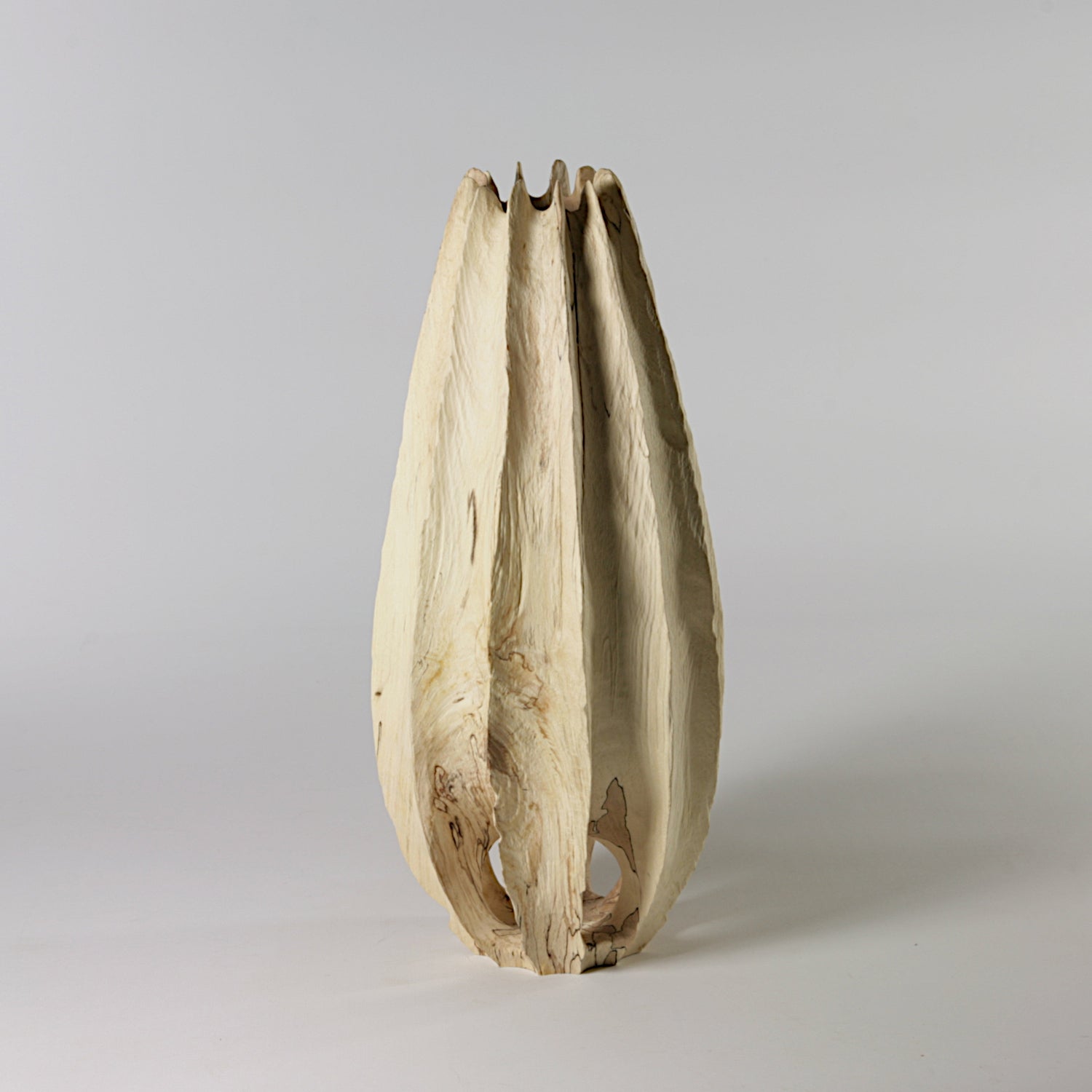 Spalted beech vase in vase #2