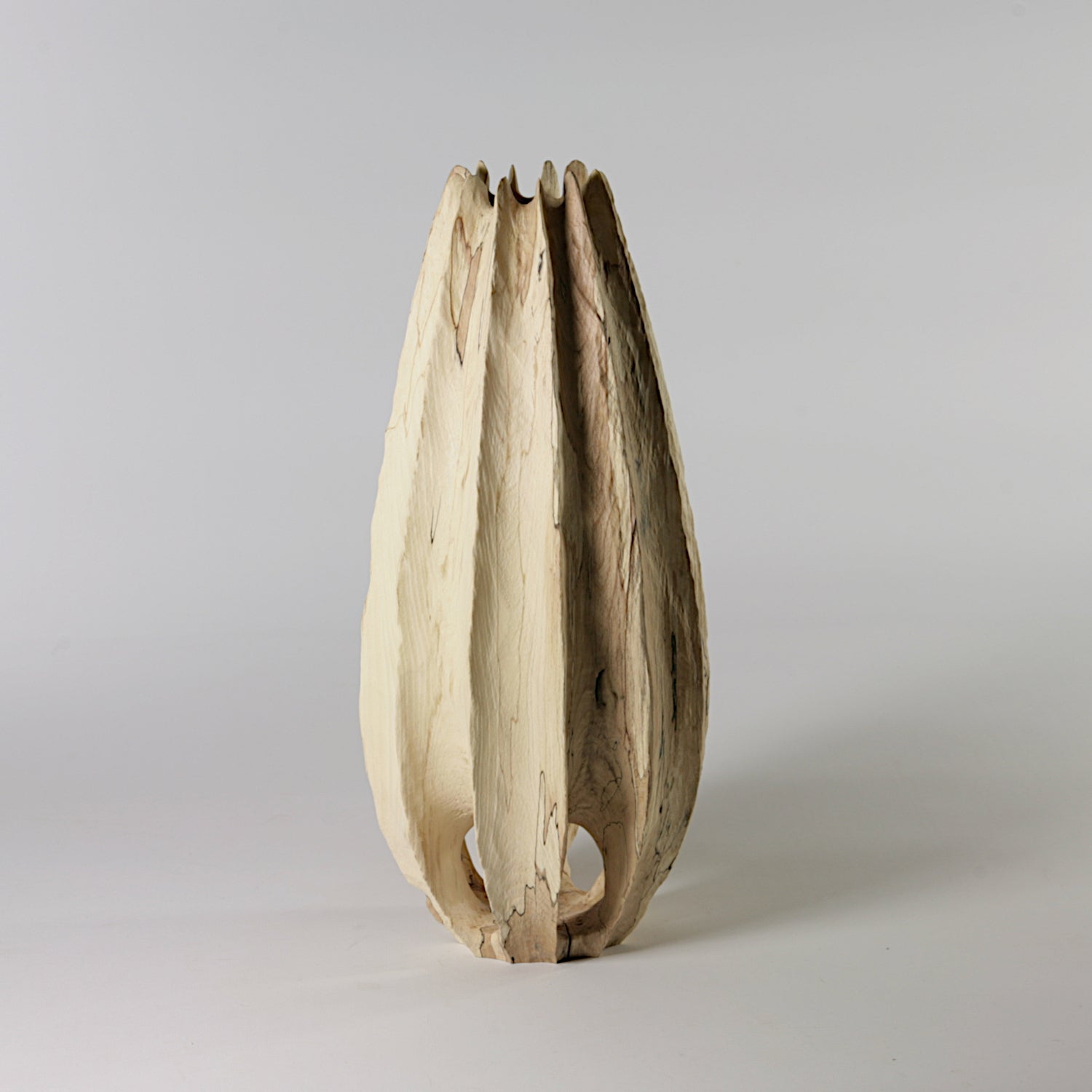 Spalted beech vase in vase #2